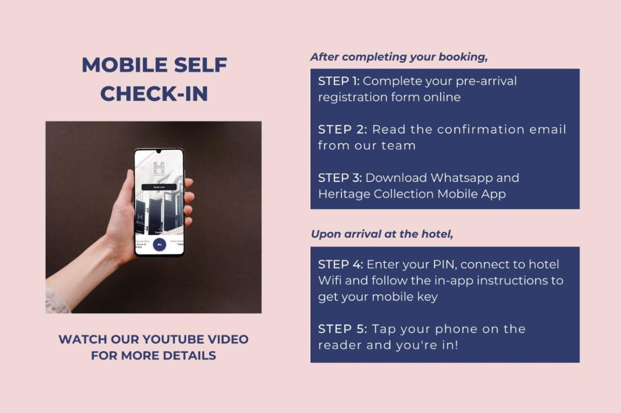 Heritage Collection On Seah - Mobile App Check-In Singapura Exterior foto